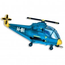 Folinis balionas ''Mėlynas sraigtasparnis''