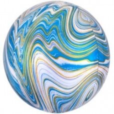 Folinis balionas orbz marblez, mėlynas