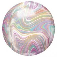 Folinis balionas orbz marblez, pastelinis