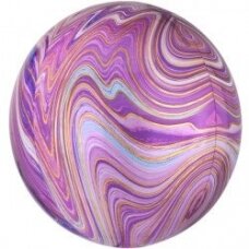 Folinis balionas orbz marblez, violetinis