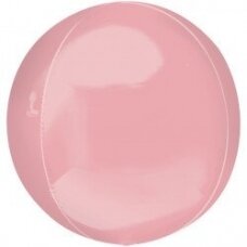 Folinis balionas orbz, pastelinis rožinis