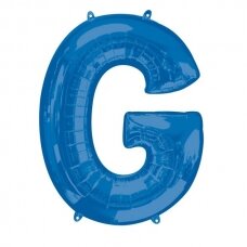 Folinis balionas raidė ''G'' mėlynos spalvos