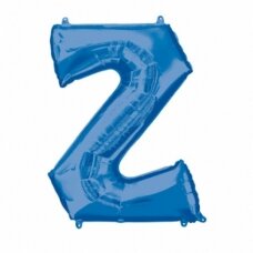 Folinis balionas raidė ''Z'' mėlynos spalvos