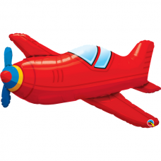Folinis balionas ''Raudonas vintažinis lėktuvas''