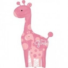 Folinis balionas ''Rožinė žirafa''