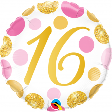 Folinis balionas su skaičiumi ''16''