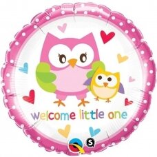 Folinis balionas ''Welcome Little One'' rožinis