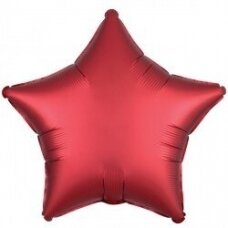Folinis balionas žvaigždė, raudona