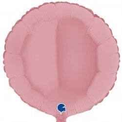 Folinis balionas apskritimas, matinis rožinis