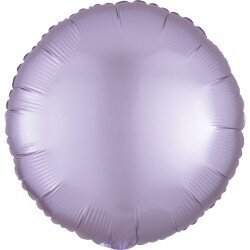 Folinis balionas apskritimas, pastelinis violetinis