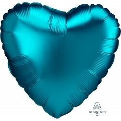 Folinis balionas širdelė, turkio spalvos