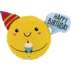Folinis balionas ''Veidukas - Happy Birthday''