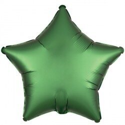 Folinis balionas žvaigždė, žalia
