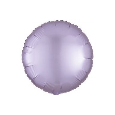 Folinis balionas apskritimas, pastelinis violetinis