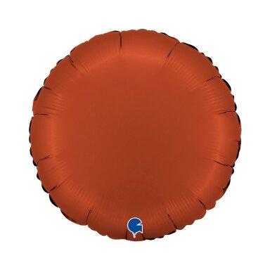 Folinis balionas apskritimas ''Satin Brick Red''