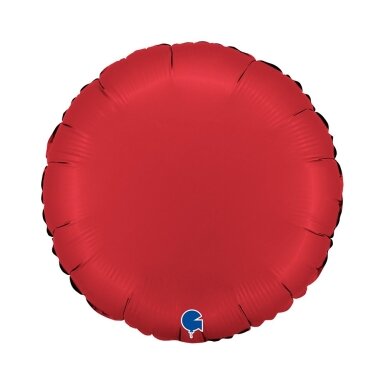 Folinis balionas apskritimas ''Satin Rubin Red''