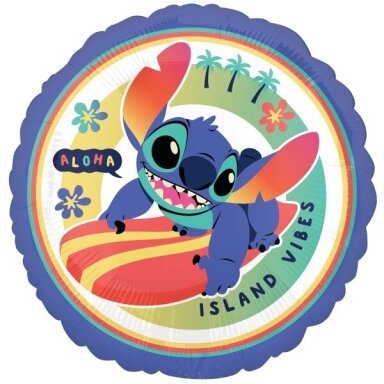 Folinis balionas apvalus ''Stitch''