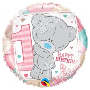 Folinis balionas ''Happy Birthday - mergaitei''