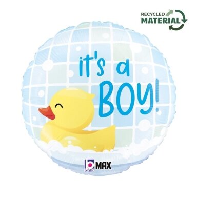 Folinis balionas ''It's a Boy, su ančiuku''