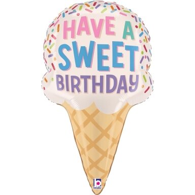 Folinis balionas ''Ledai Sweet Birthday''