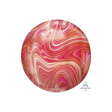Folinis balionas orbz marblez, raudonas