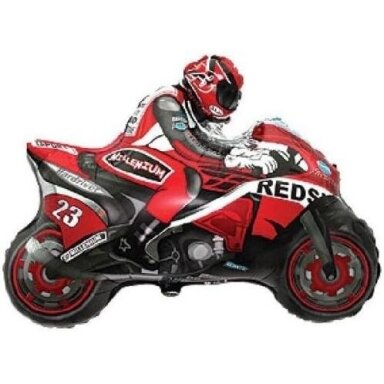 Folinis balionas ''Raudonas motociklas''
