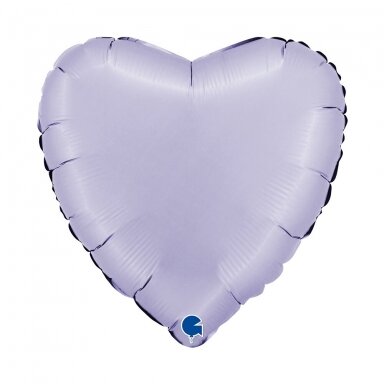 Folinis balionas širdelė ''Satin Lilac''