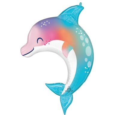 Folinis balionas ''Spalvotas delfinas''