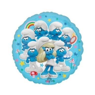 Folinis balionas su smurfais