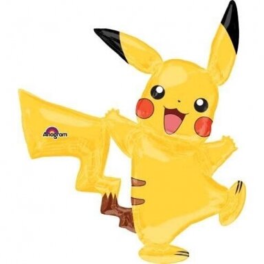 Folinis balionas, vaikščiojantis ''Pikachu''