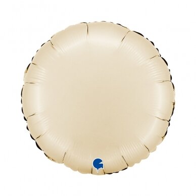 Folinis balionas apskritimas ''Satin Cream'' Folinis balionas apskritimas ''Satin Cream''