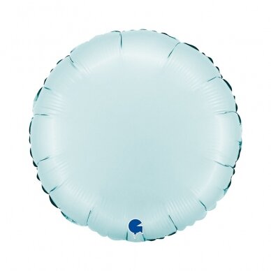 Folinis balionas apskritimas ''Satin Pastel Blue'' Folinis balionas apskritimas ''Satin Pastel Blue''