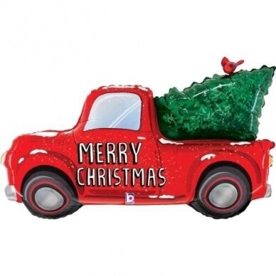 Folinis balionas ''Automobilis Merry Christmas''