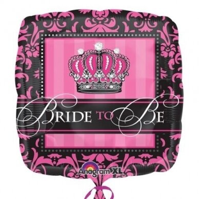 Folinis balionas ''Bride To Be - rožinis'' Folinis balionas ''Bride To Be - rožinis''