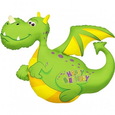 Folinis balionas ''Drakonas Happy Birthday'' Folinis balionas ''Drakonas Happy Birthday''