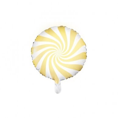 Folinis balionas ''Geltonas saldainis''