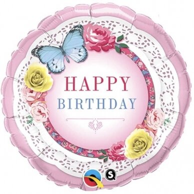 Folinis balionas ''Happy Birthday - neriniai''