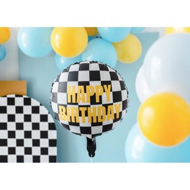 Folinis balionas ''Languotas Happy Birthday'' 1