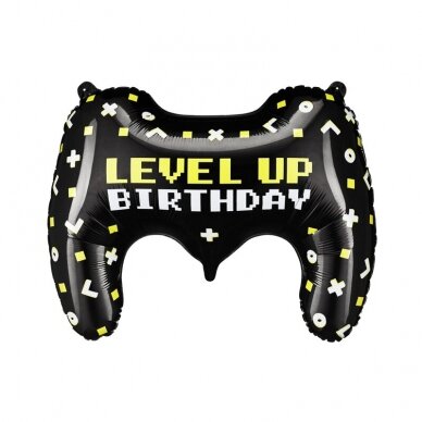 Folinis balionas ''Level Up Birthday'' Folinis balionas ''Level Up Birthday''