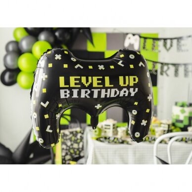 Folinis balionas ''Level Up Birthday'' 1 Folinis balionas ''Level Up Birthday'' 1