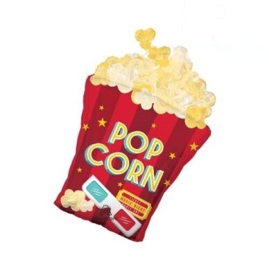 Folinis balionas ''Movie Night PopCorn'' Folinis balionas ''Movie Night PopCorn''