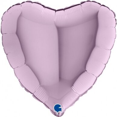 Folinis balionas pastelinė širdelė, violetinė