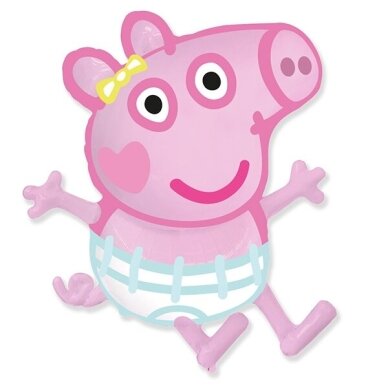 Folinis balionas ''Peppa Pig Baby Evie'' Folinis balionas ''Peppa Pig Baby Evie''