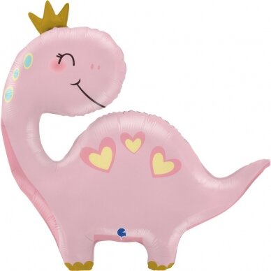 Folinis balionas ''Rožinis dinozauras''