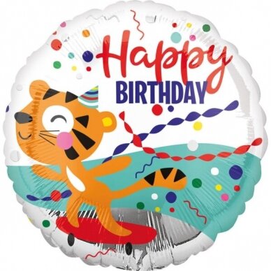 Folinis balionas su gimtadieniu ''Tigriukas''