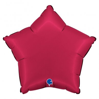 Folinis balionas žvaigždutė ''Satin Cherry'' Folinis balionas žvaigždutė ''Satin Cherry''