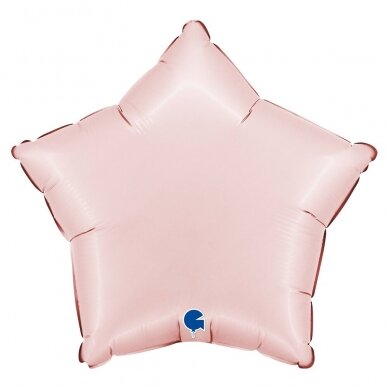 Folinis balionas žvaigždutė ''Satin Pastel Pink'' Folinis balionas žvaigždutė ''Satin Pastel Pink''