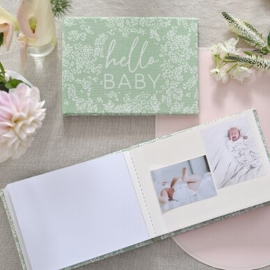 Fotoalbumas - palinkėjimų knyga ''Hello Baby'' 1