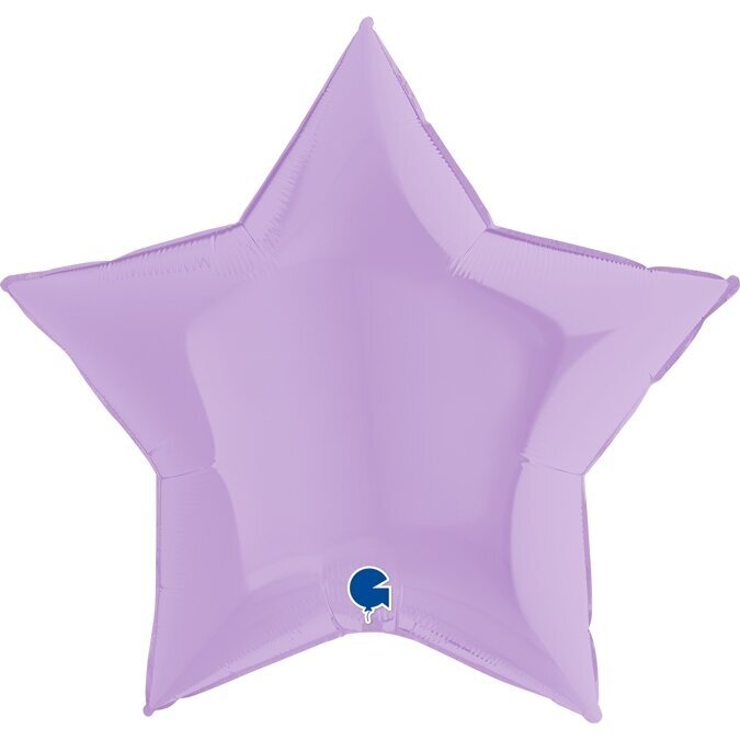Folinis balionas didelė žvaigždė, matinė violetinė Folinis balionas didelė žvaigždė, matinė violetinė