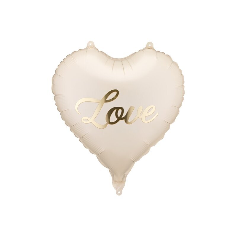 Folinis balionas kreminės spalvos ''Love''